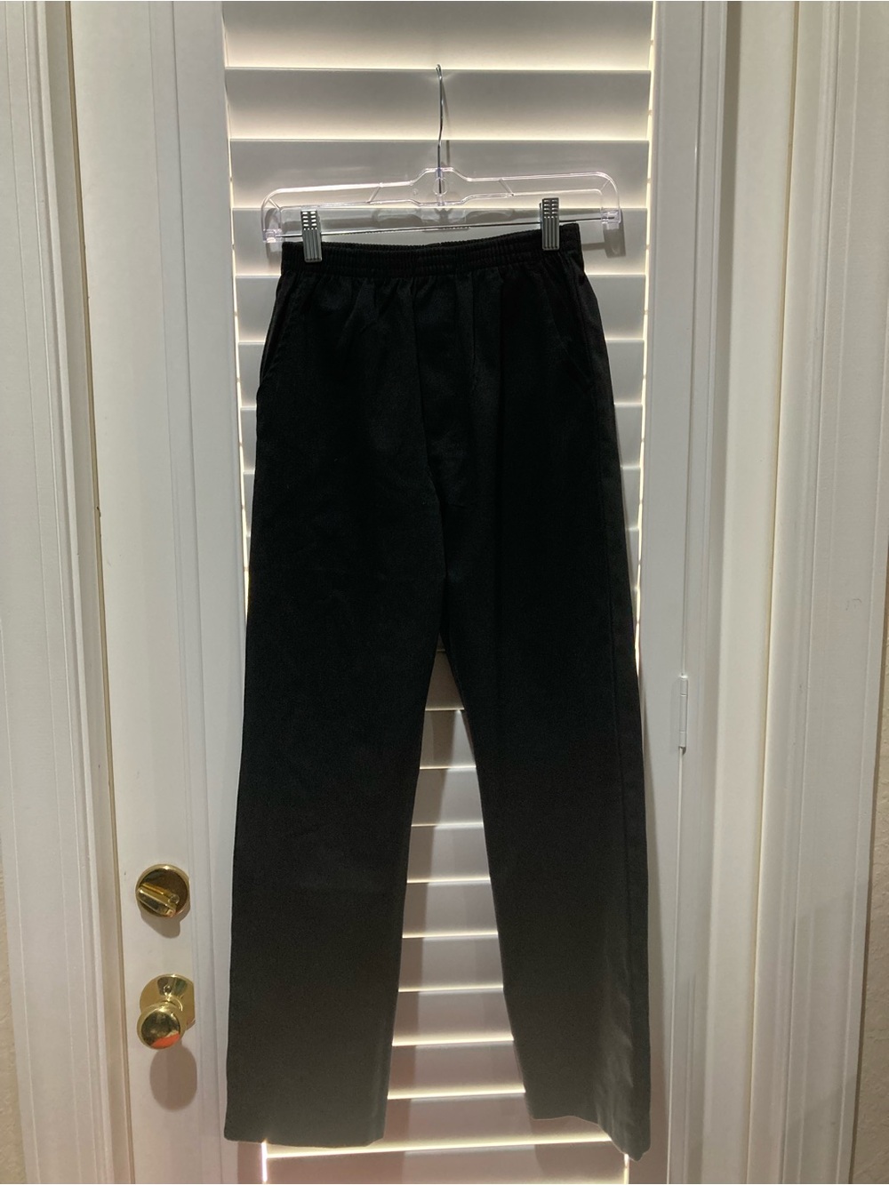 UNIK Boy’s Black Casual Elastic-Waist Pants used  might have sone flaws size 12